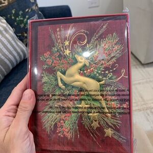 Papyrus Red and Gold Holiday Card Set